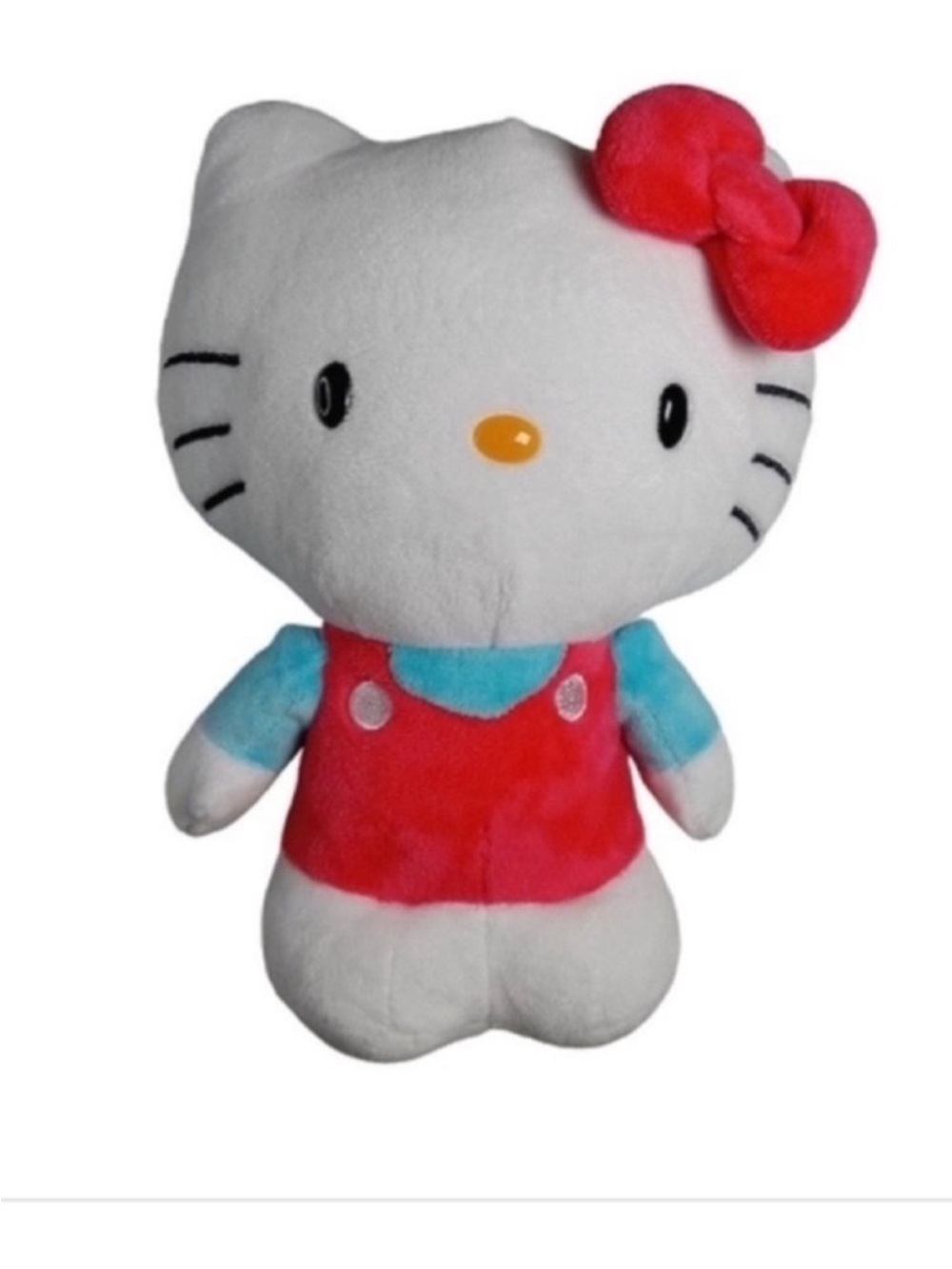 Sanrio Hello Kitty Plush by Hello Kitty - White, Red & Blue - Picture 3 of 6